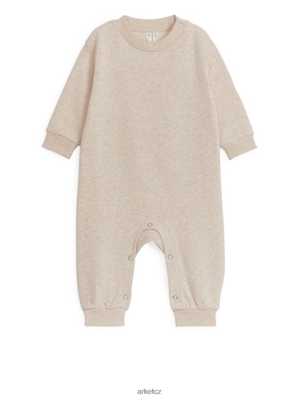 děti ARKET bavlněný overal oblečení oves J8R2D1683