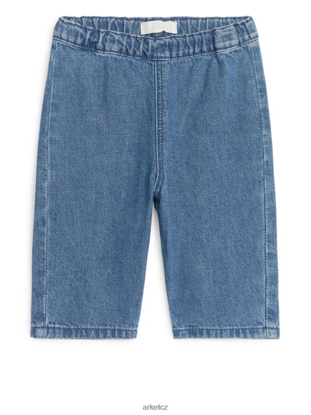 děti ARKET měkké džínové kalhoty oblečení modrý J8R2D1768