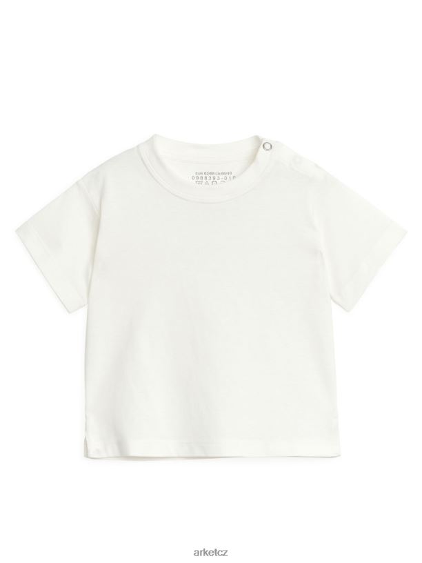 děti ARKET tričko s krátkým rukávem oblečení bílý J8R2D1765