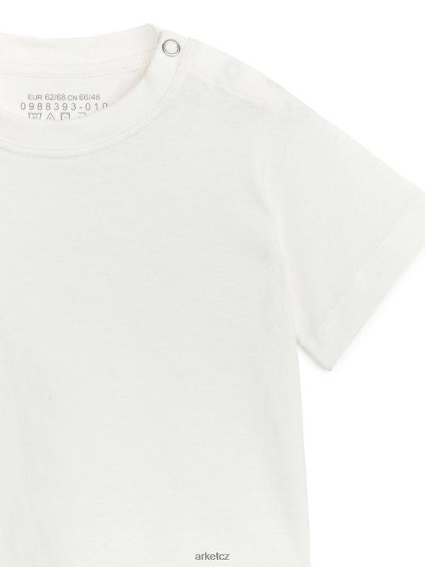 děti ARKET tričko s krátkým rukávem oblečení bílý J8R2D1765
