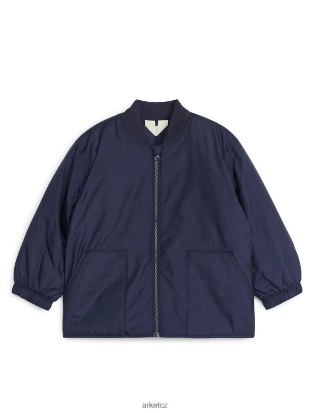 děti ARKET bunda na zip oblečení tmavě modrá J8R2D1675