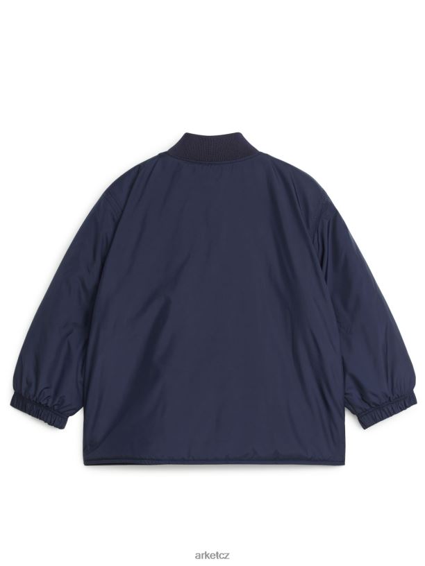 děti ARKET bunda na zip oblečení tmavě modrá J8R2D1675