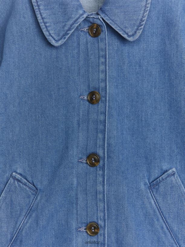 děti ARKET džínový trenčkot oblečení modrý J8R2D1672