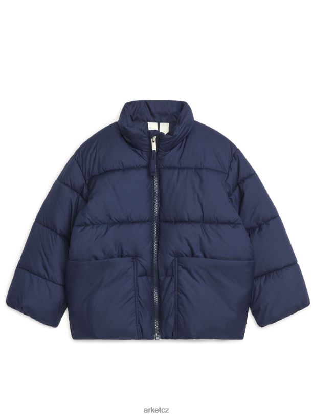 děti ARKET nafukovací bunda oblečení tmavě modrá J8R2D1679