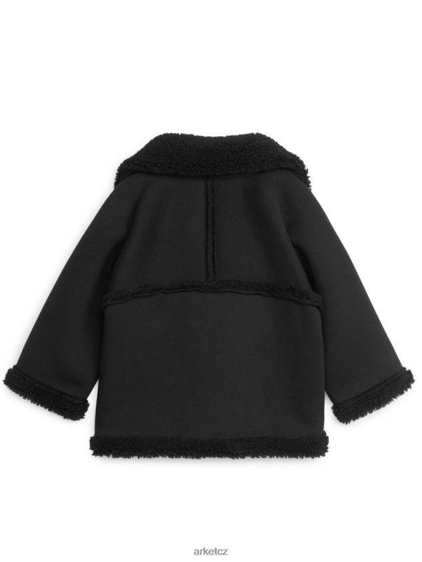 děti ARKET vlasová bunda oblečení Černá J8R2D1676