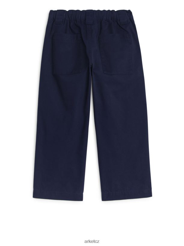děti ARKET cargo kalhoty oblečení tmavě modrá J8R2D1575