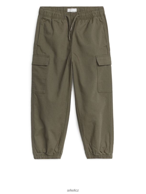 děti ARKET cargo kalhoty oblečení zelená J8R2D1535