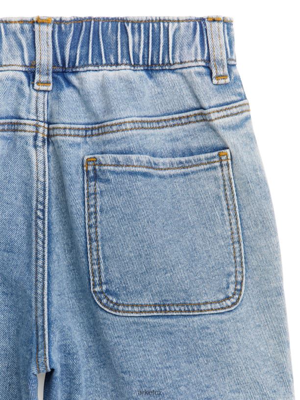 děti ARKET džínové strečové šortky oblečení světle modrá J8R2D1541