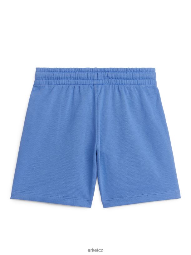 děti ARKET francouzské froté šortky oblečení modrá obloha J8R2D1566