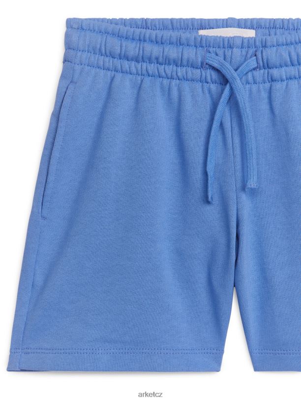 děti ARKET francouzské froté šortky oblečení modrá obloha J8R2D1566