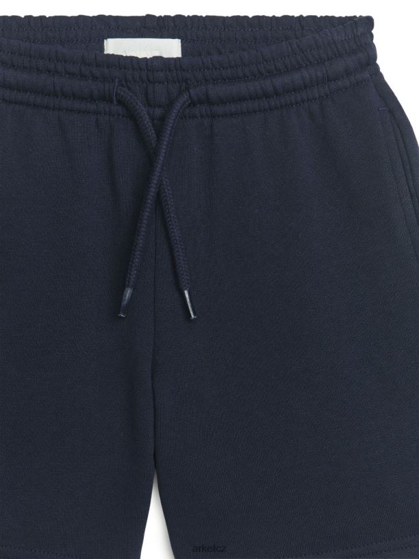 děti ARKET francouzské froté šortky oblečení tmavě modrá J8R2D1587