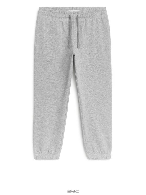 děti ARKET francouzské froté tepláky oblečení šedá/melanžová J8R2D1548