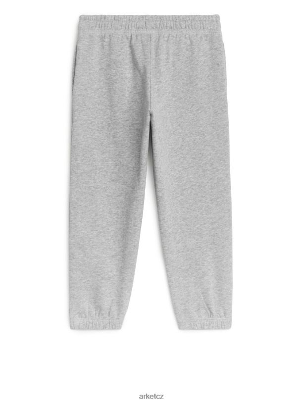 děti ARKET francouzské froté tepláky oblečení šedá/melanžová J8R2D1548
