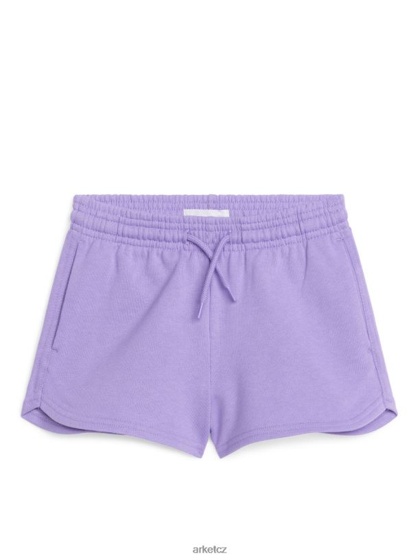 děti ARKET froté šortky oblečení šeřík J8R2D1585