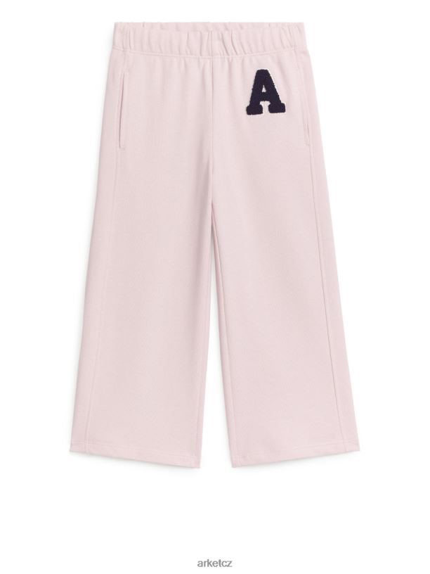 děti ARKET univerzitní tepláky oblečení světle růžová J8R2D1579