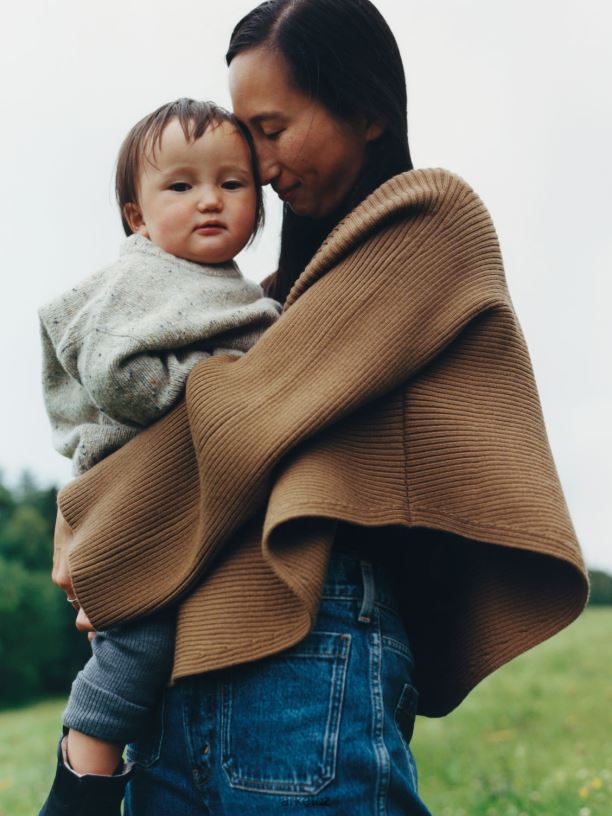 děti ARKET vlněný svetr neps oblečení béžová melanž J8R2D1622