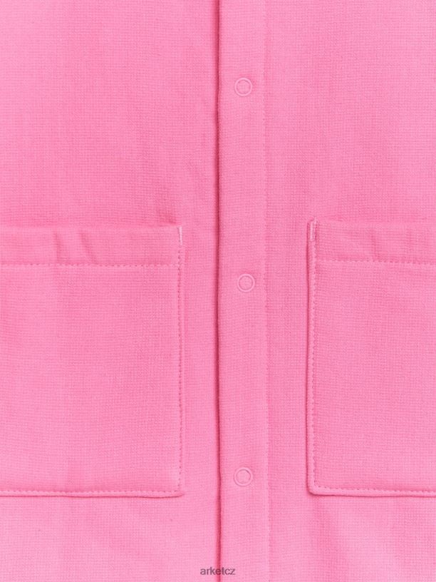děti ARKET bavlněný plážový župan oblečení růžový J8R2D1665