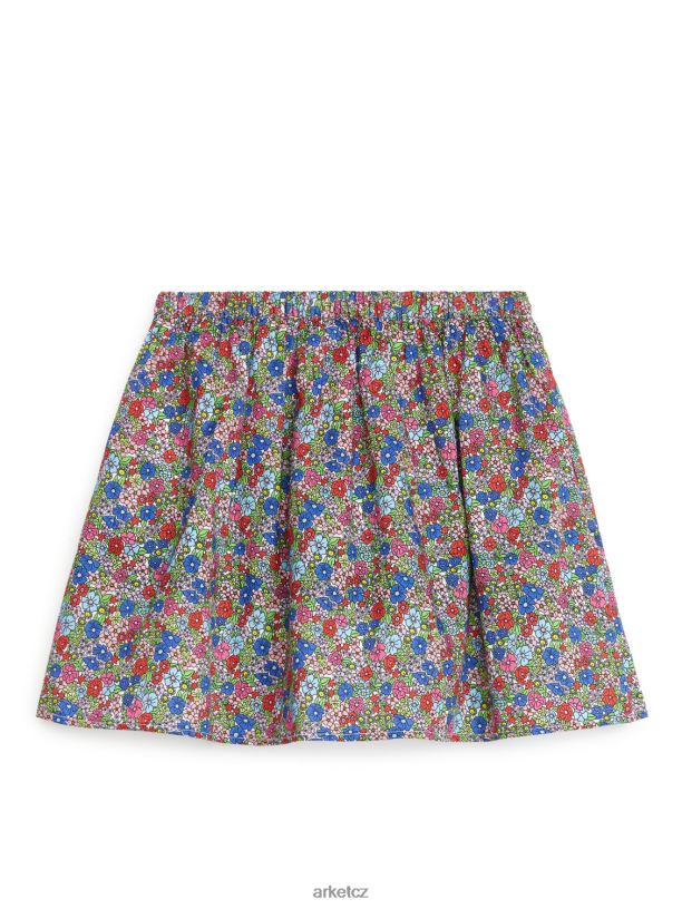 děti ARKET rozšířená minisukně oblečení multi/květinové J8R2D1390