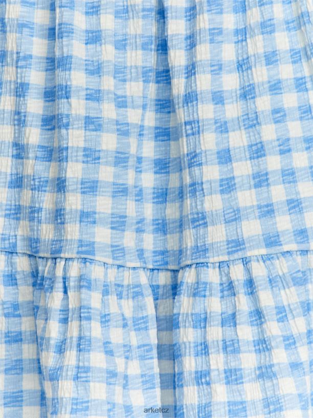 děti ARKET stupňovitá sukně oblečení bílá/modrá J8R2D1384