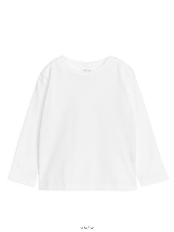 děti ARKET Sada 2 triček s dlouhým rukávem oblečení bílý černý J8R2D1524