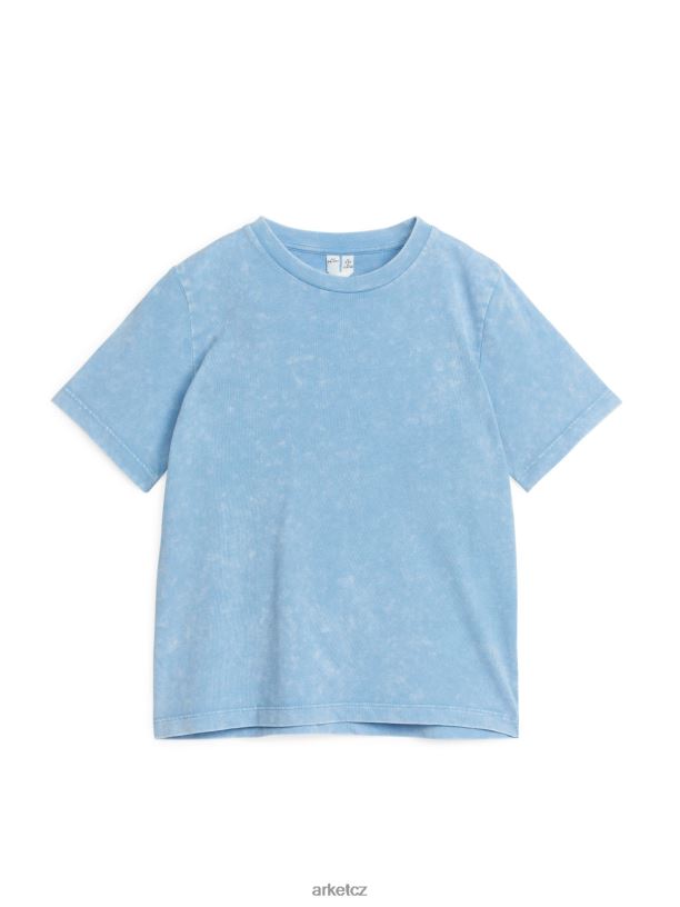 děti ARKET bavlněné tričko oblečení modrý J8R2D1430