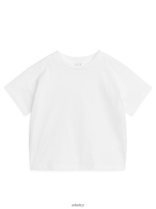 děti ARKET lehké tričko oblečení bílý J8R2D1525