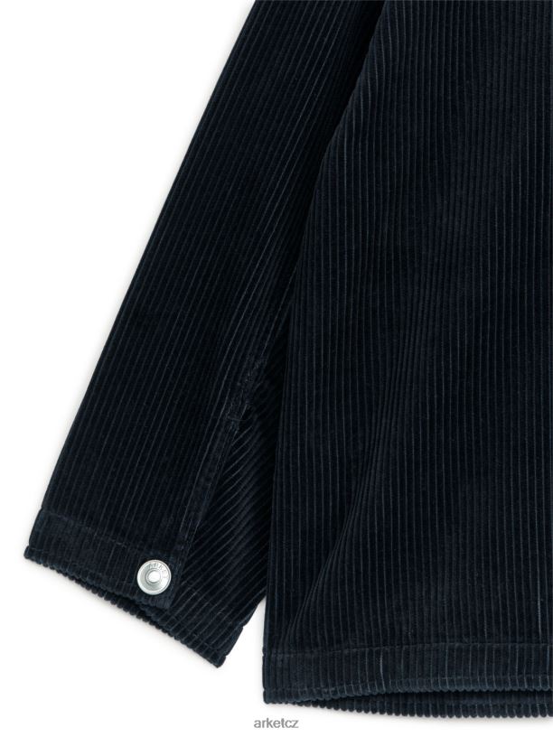 děti ARKET manšestrová košile na zip oblečení Černá J8R2D1515