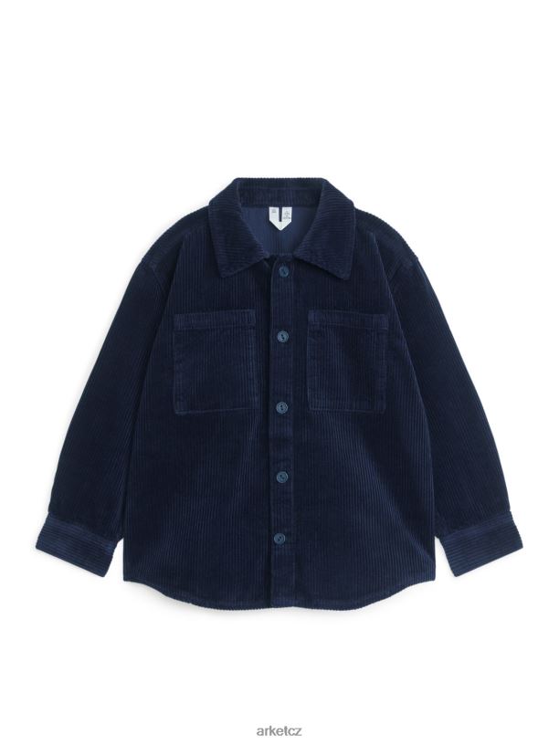 děti ARKET manšestrová košile oblečení tmavě modrá J8R2D1437