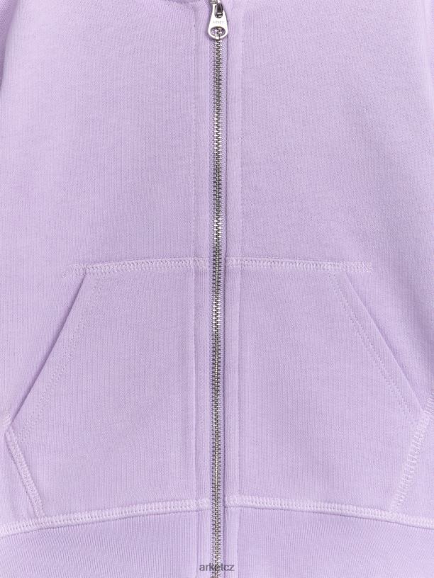 děti ARKET mikina na zip oblečení šeřík J8R2D1492