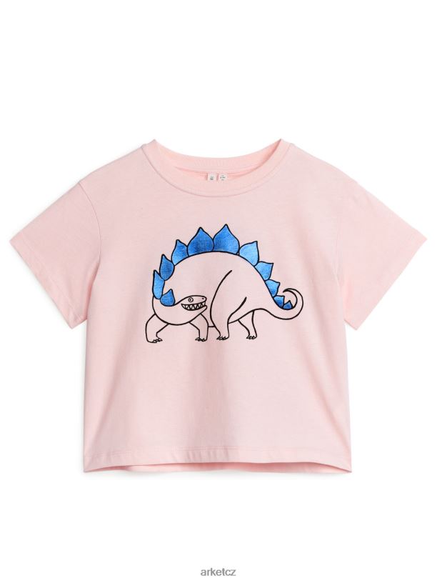 děti ARKET tričko širokého střihu oblečení béžová/dino J8R2D1510