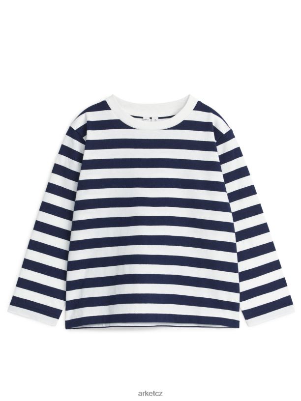 děti ARKET tričko s dlouhým rukávem oblečení tmavě modrá J8R2D1498