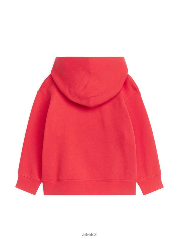 děti ARKET univerzitní mikina s kapucí oblečení červená modrá J8R2D1517