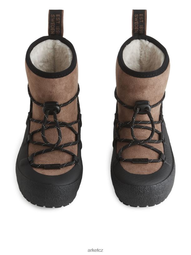 děti ARKET boty tretorn apollo jr obuv hnědý J8R2D1423