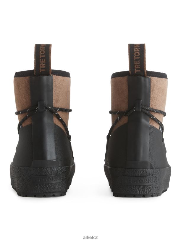 děti ARKET boty tretorn apollo jr obuv hnědý J8R2D1423