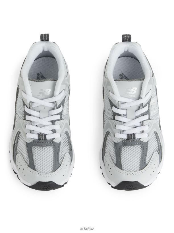 děti ARKET nová bilance 530 trenérů mládeže obuv bílá/šedá J8R2D1408