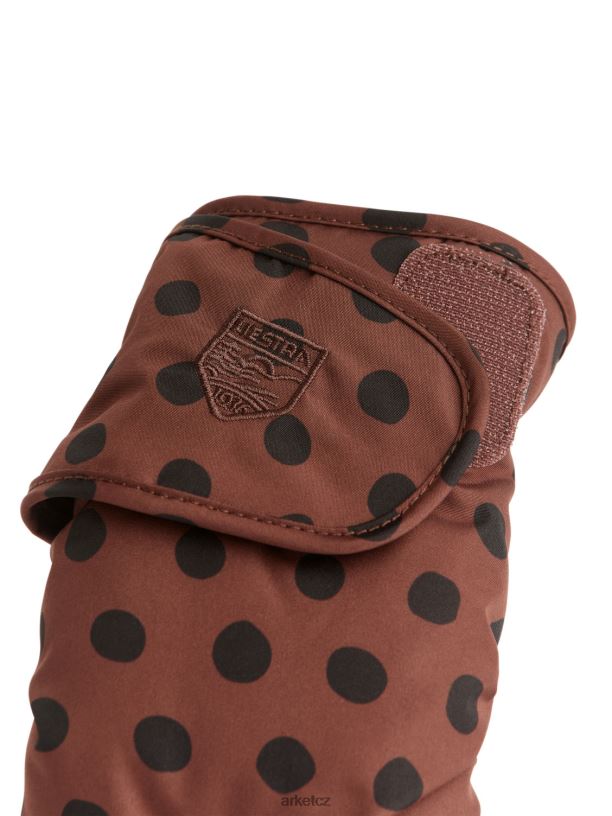 děti ARKET dětské hygge rukavice hestra Příslušenství hnědá/černá J8R2D1644