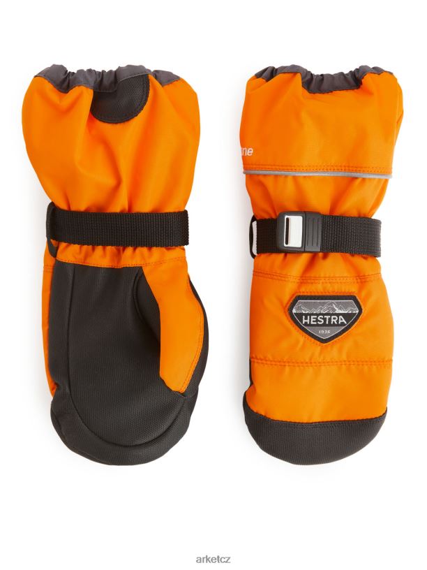 děti ARKET dětské rukavice hestra czone Příslušenství oranžový J8R2D1655