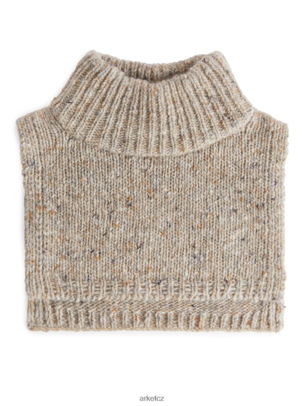 děti ARKET neps mock roll-neck Příslušenství béžová melanž J8R2D1660