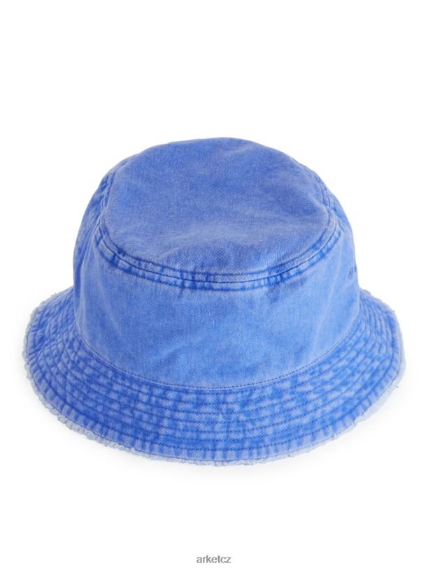 děti ARKET kyblíkový klobouk se syrovým okrajem Příslušenství modrý J8R2D1635