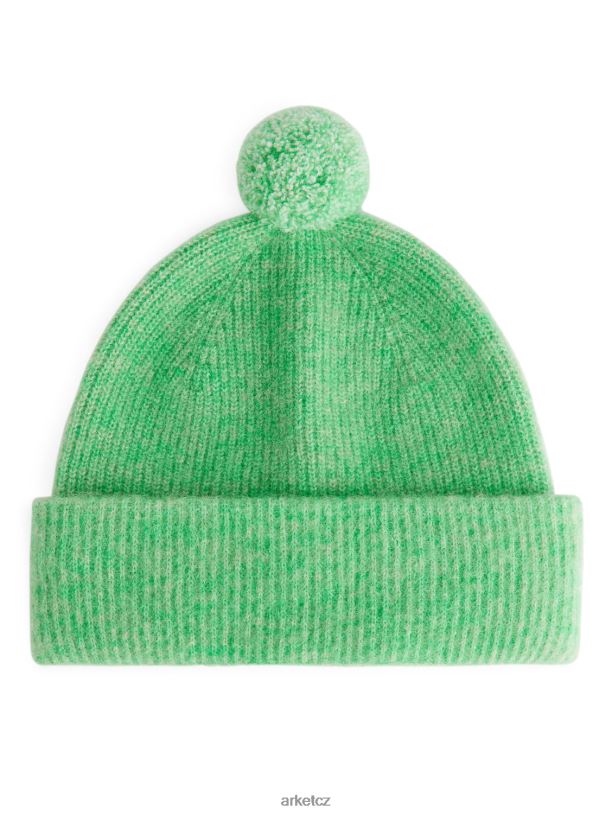 děti ARKET merino bambulová čepice z alpaky Příslušenství světle zelená J8R2D1647