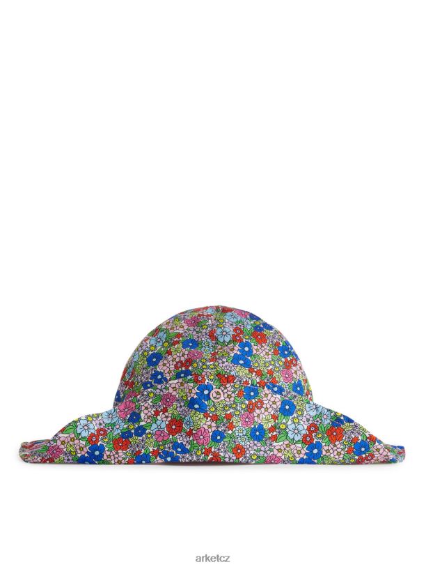 děti ARKET popelínový klobouk proti slunci Příslušenství multi/květinový J8R2D1638