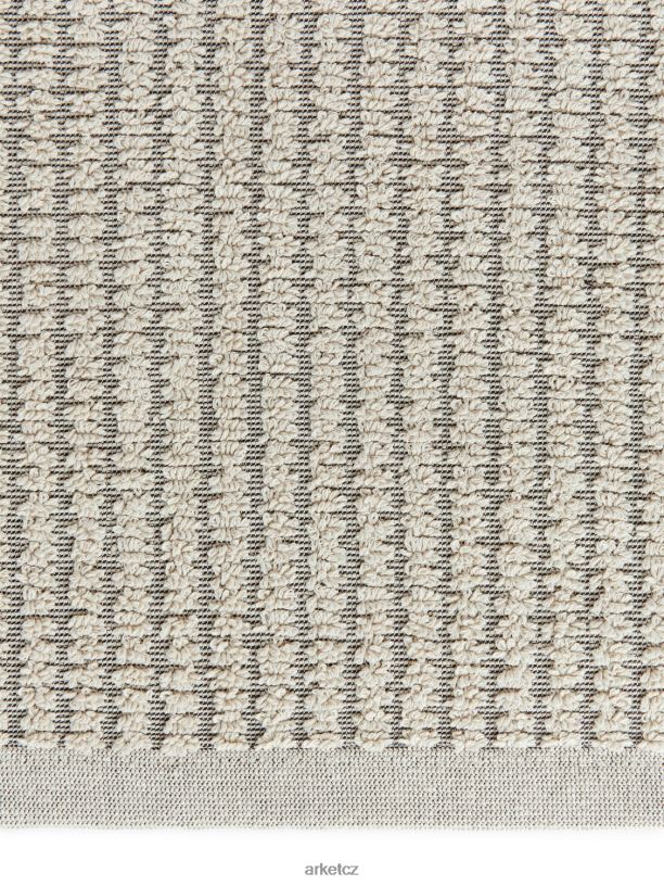 unisex ARKET bavlněná podložka do koupele domácí potřeby béžová/šedá J8R2D1345