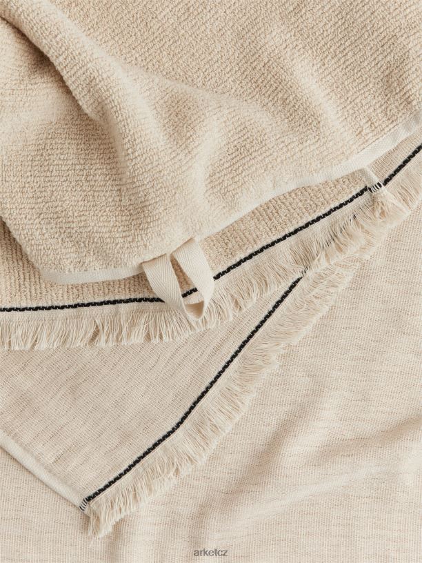 unisex ARKET bavlněný ručník 50 x 70 cm domácí potřeby béžový J8R2D1354