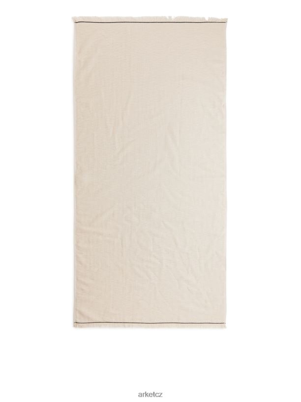 unisex ARKET bavlněný ručník 70 x 140 cm domácí potřeby béžový J8R2D1352