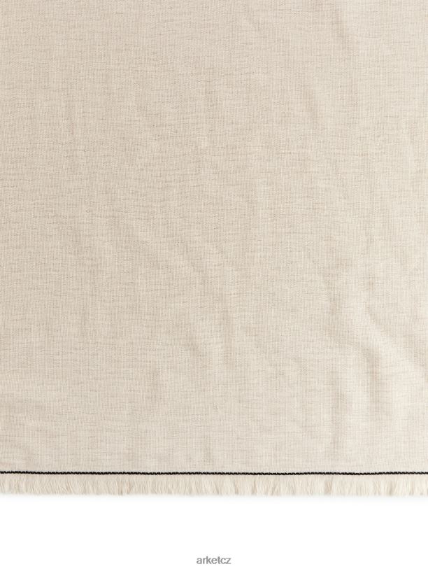 unisex ARKET bavlněný ručník 70 x 140 cm domácí potřeby béžový J8R2D1352