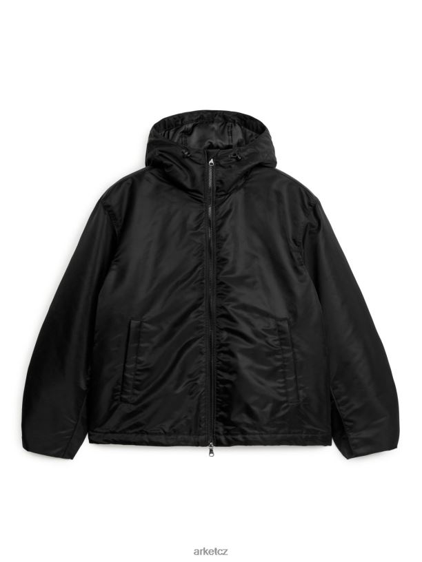 muži ARKET aktivní bunda s kapucí oblečení Černá J8R2D1166