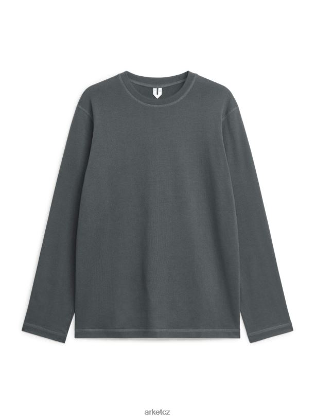 muži ARKET aktivní top s dlouhým rukávem oblečení tmavošedý J8R2D1201