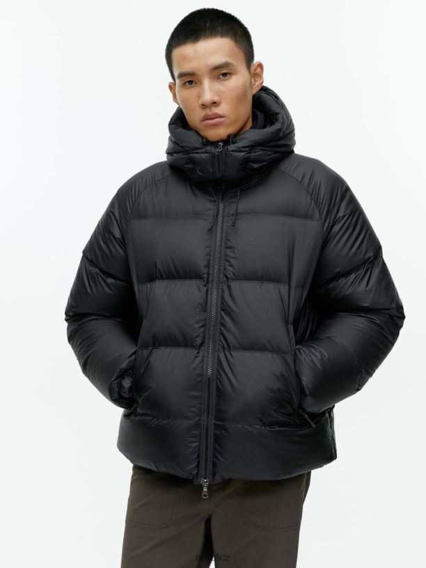 muži ARKET sportovní péřová bunda oblečení Černá J8R2D1170