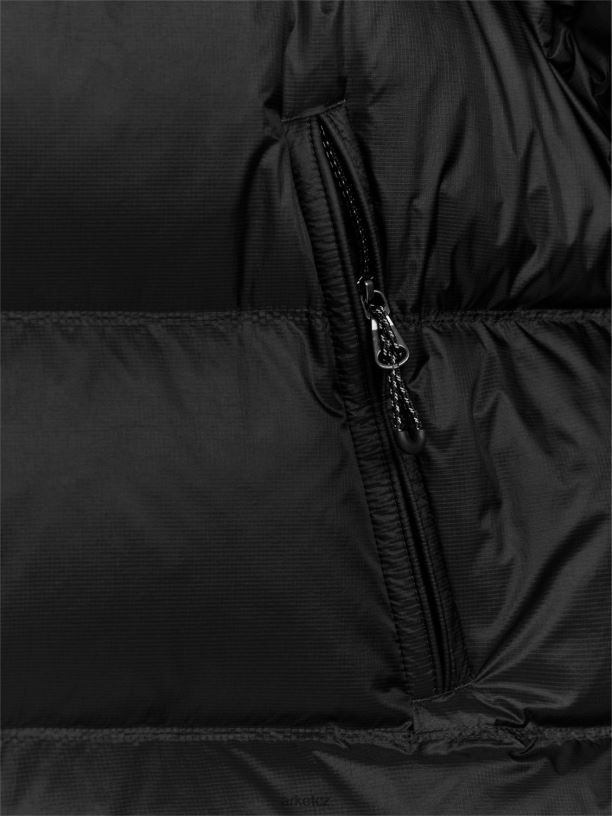 muži ARKET sportovní péřová bunda oblečení Černá J8R2D1170