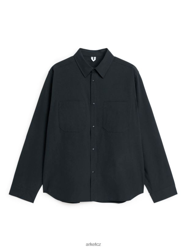 muži ARKET turistická košile oblečení Černá J8R2D1218